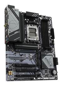 GIGABYTE B650 EAGLE AX Mainboard - AMD Ryzen 9000er-Serie, 12+2+2 Phasen VRM, bis zu 7600 MHz DDR5 (OC), 1xPCIe 5.0 + 2xPCIe 4.0 M.2, GbE LAN, WIFI 6E, USB 3.2 Gen 2