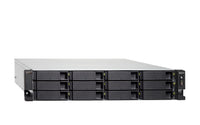 QNAP TS-H1886XU-RP-R2 NAS Rack (3U) Intel® Xeon® D D-1622 16 GB DDR4 0 TB QuTS hero Schwarz, Grau