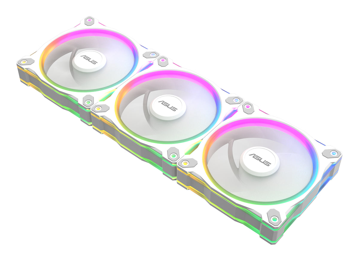 ASUS Prime MR120 Fan ARGB White 3in1 Computergehäuse Ventilator 12 cm Weiß