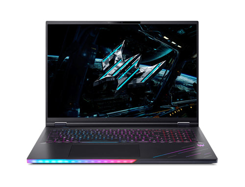Acer Predator PH18-73-93YX Intel Core Ultra 9 275HX Laptop 45,7 cm (18") WQUXGA 64 GB DDR5-SDRAM 2 TB SSD NVIDIA GeForce RTX 5090 Wi-Fi 7 (802.11be) Windows 11 Pro Deutsch Schwarz