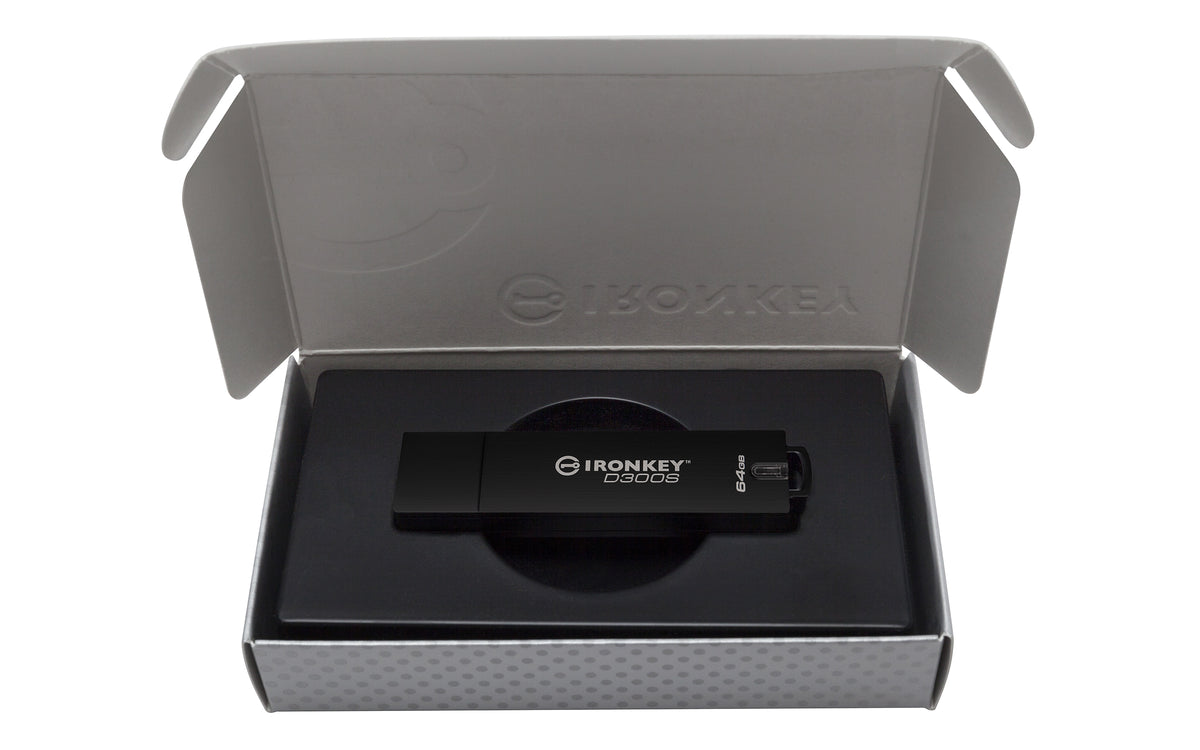 Kingston Technology IronKey 64GB D300S AES 256 XTS verschlüsselter USB-Stick