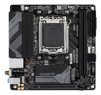 GIGABYTE B650I AX Mainboard - AMD Ryzen 9000er-Serie, 5+2+1 Phasen VRM, bis zu 6400 MHz DDR5 (OC), 1xPCIe 4.0 M.2, 2,5 GbE LAN, WIFI 6E, USB 3.2 Gen 2