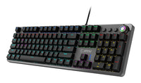 MSI FORGE GK310 RED DE Tastatur Gaming USB QWERTY Deutsch Schwarz