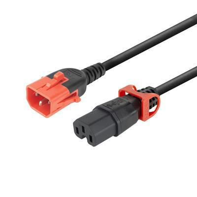 Microconnect MC-DUALC14C15-2M Stromkabel Schwarz C15-Koppler C14-Koppler