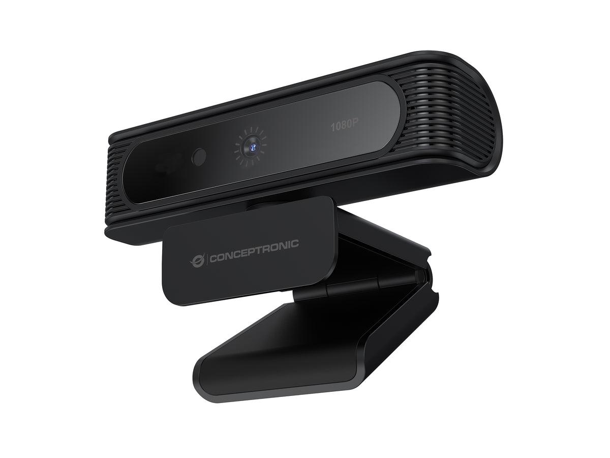 Conceptronic AMDIS09B 1080p Webcam mit Windows Hello Gesichtserkennung