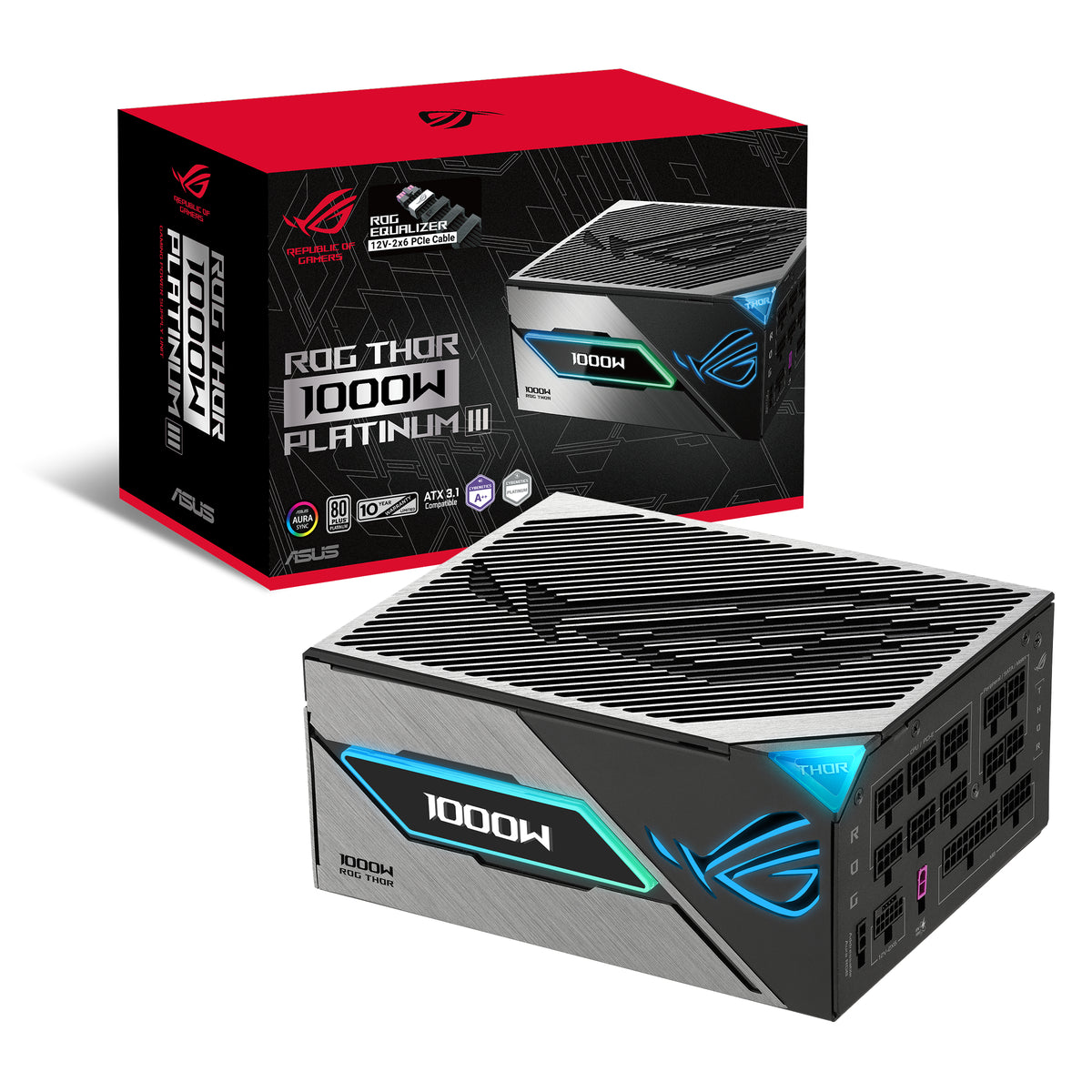ASUS ROG -THOR-1000P3-GAMING-E Netzteil 1000 W 20+4 pin ATX ATX Schwarz