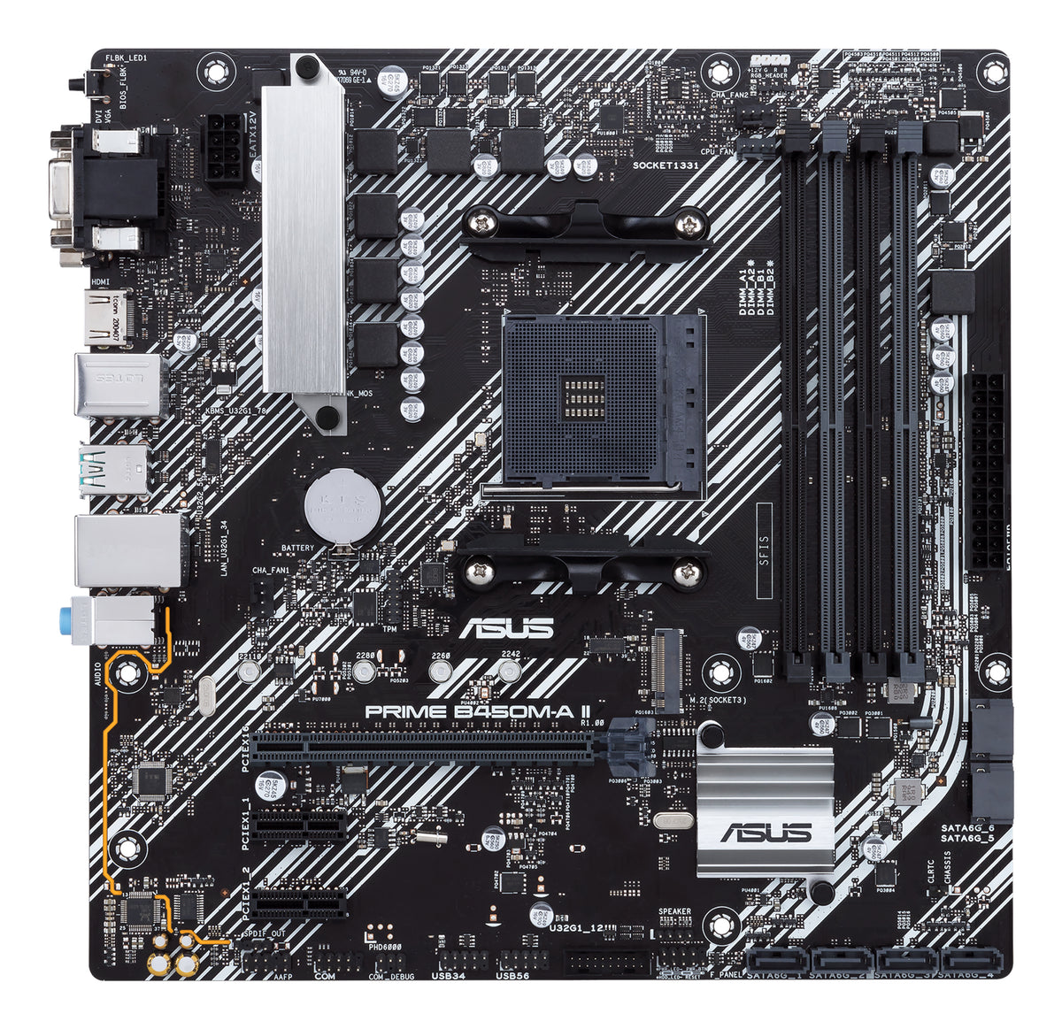 ASUS PRIME B450M-A II AMD B450 Sockel AM4 micro ATX