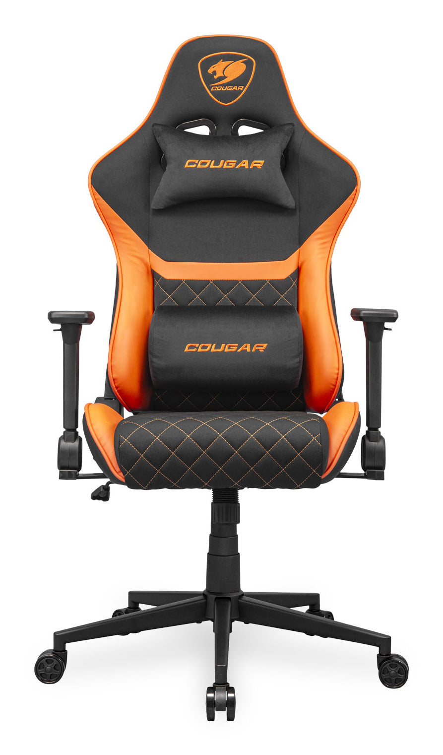COUGAR Gaming Chair Armor One V2 F, PVC/Fabric, Black/Orange