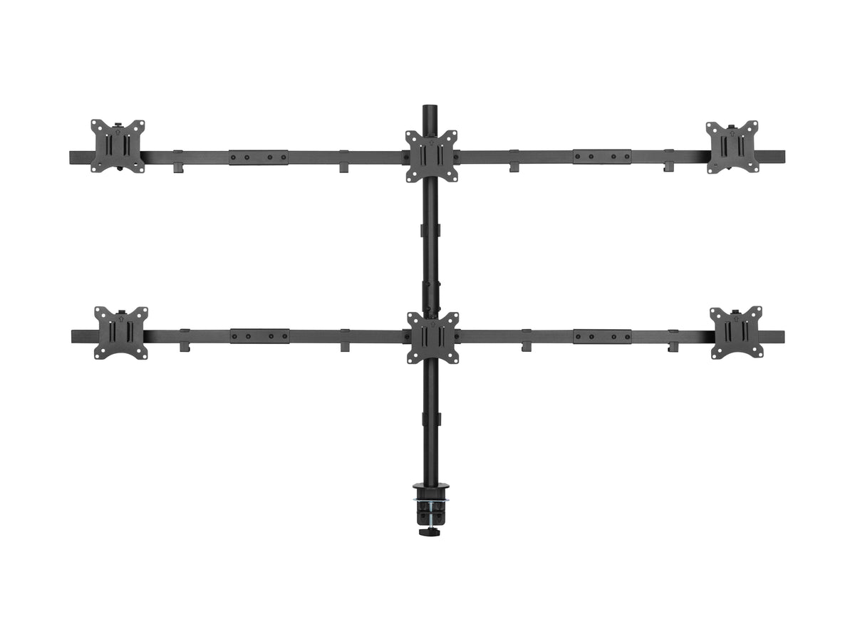 Equip 17"-32" Schwenkbare 6-Monitor-Schreibtischhalterung