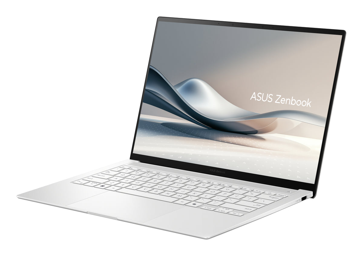 ASUS Zenbook S14 UX5406SA-PV526W Copilot+ PC Intel Core Ultra 7 258V Laptop 35,6 cm (14") 3K 32 GB LPDDR5x-SDRAM 1 TB SSD Wi-Fi 7 (802.11be) Windows 11 Home Deutsch Weiß