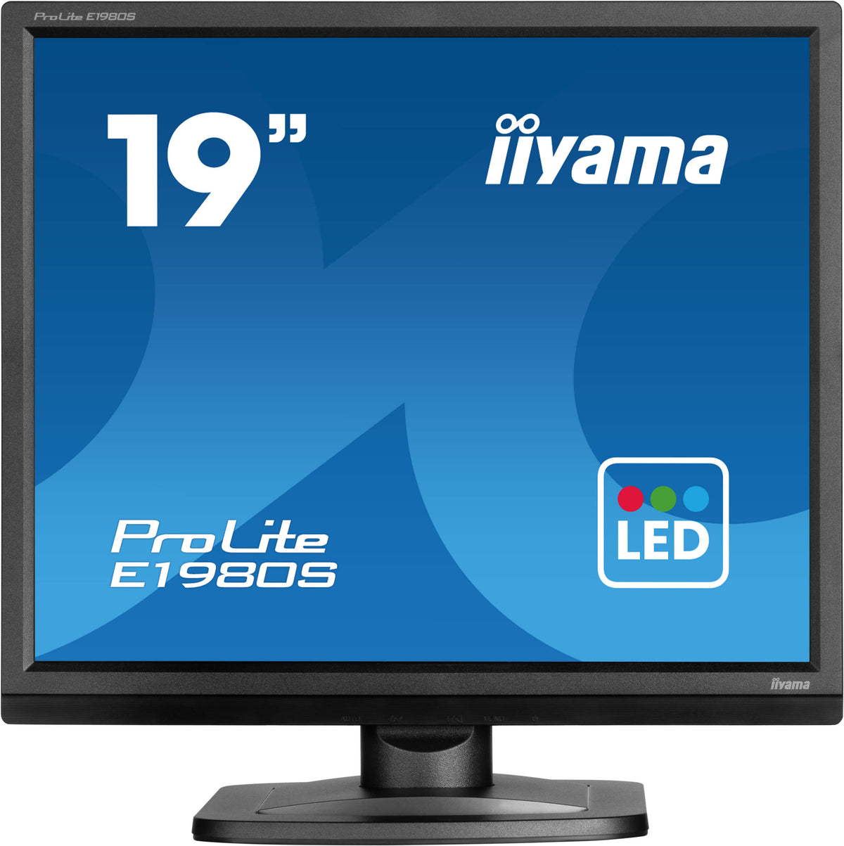 iiyama ProLite E1980S-B1 Computerbildschirm 48,3 cm (19") 1280 x 1024 Pixel VGA LED Schwarz