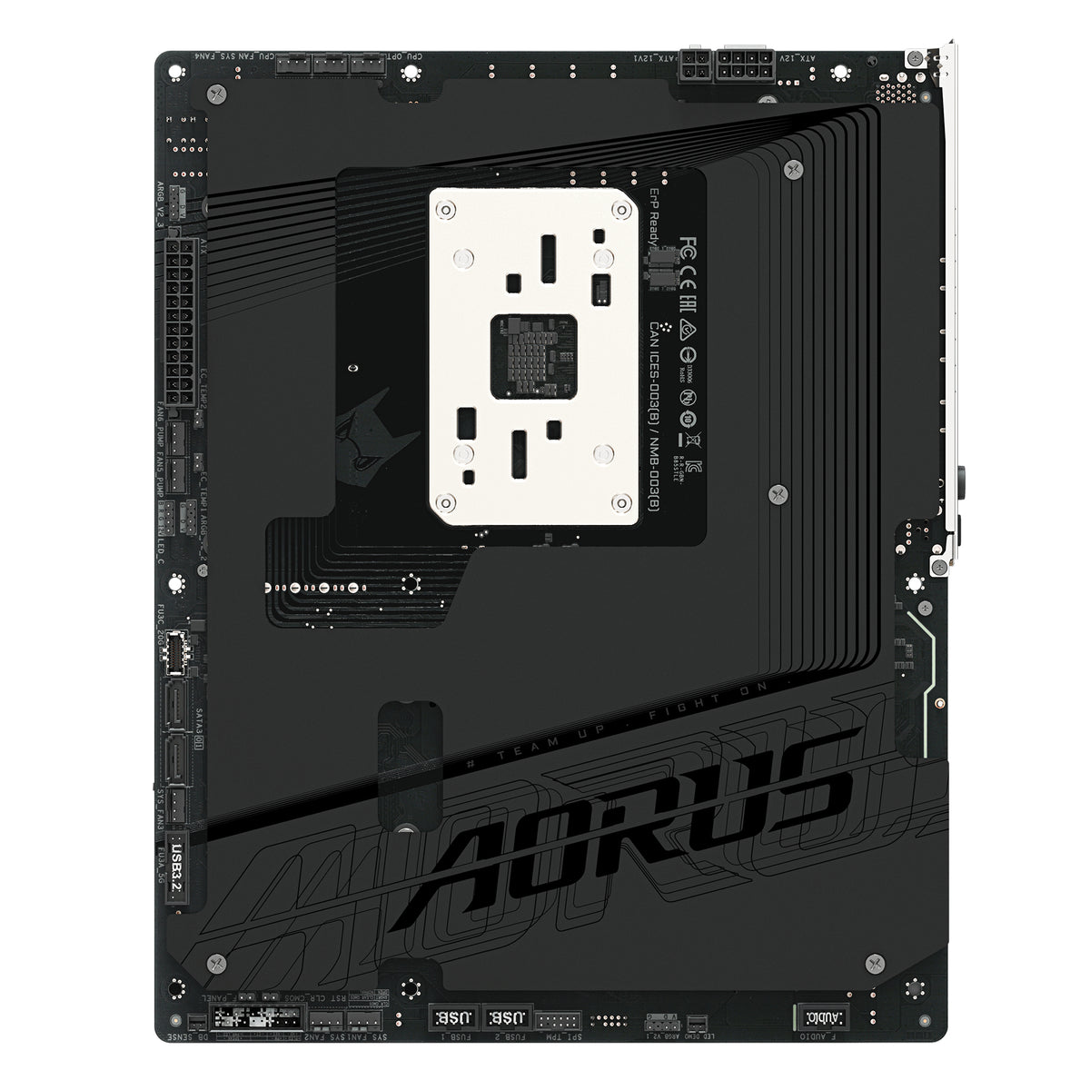 GIGABYTE B850 AORUS STEALTH Mainboard – AMD Ryzen 9000 Series CPUs, digitales 14+2+2-Phasen-VRM, bis zu 8200 MHz DDR5 (O.C.), 2× PCIe-5.0-M.2 + 2× PCIe-4.0-M.2, Wi-Fi 7, 5-GbE-LAN, USB 3.2 Gen 2