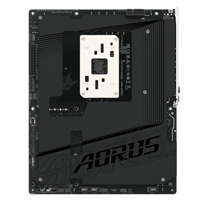 GIGABYTE B850 AORUS STEALTH Mainboard – AMD Ryzen 9000 Series CPUs, digitales 14+2+2-Phasen-VRM, bis zu 8200 MHz DDR5 (O.C.), 2× PCIe-5.0-M.2 + 2× PCIe-4.0-M.2, Wi-Fi 7, 5-GbE-LAN, USB 3.2 Gen 2