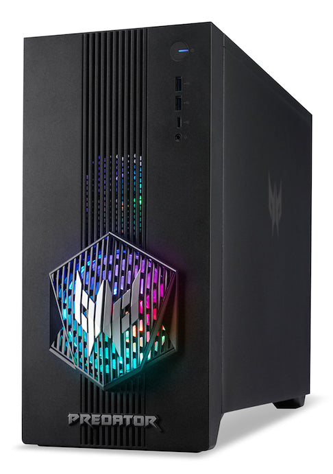Acer Predator PO3-665_H810 Intel Core Ultra 7 265F 32 GB DDR4-SDRAM 1 TB SSD NVIDIA GeForce RTX 5060 Windows 11 Home Desktop PC Schwarz