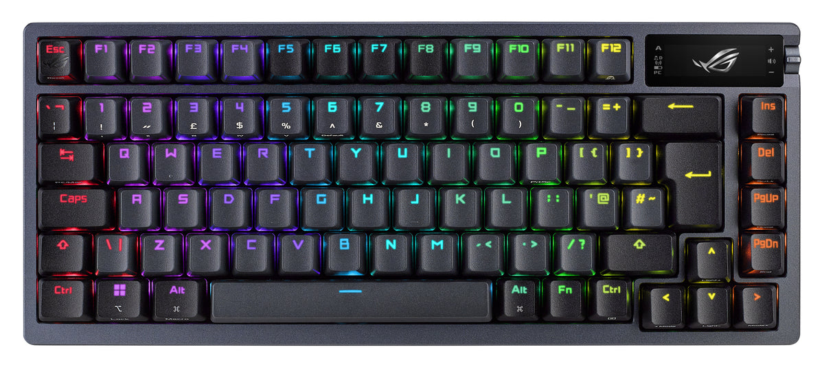 ASUS M701 ROG AZOTH/NXRD/FR Tastatur Gaming USB + RF Wireless + Bluetooth AZERTY Französisch Schwarz