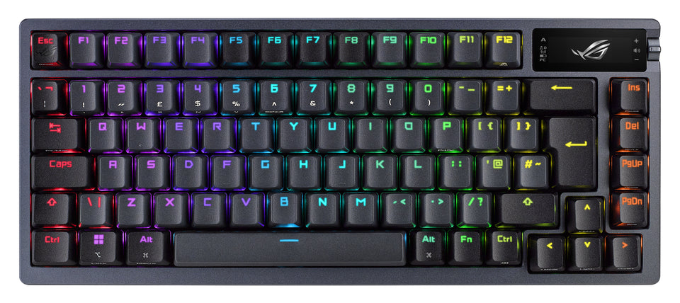 ASUS M701 ROG AZOTH/NXRD/FR Clavier Gaming USB + RF Sans Fil + Bluetooth AZERTY Français Noir