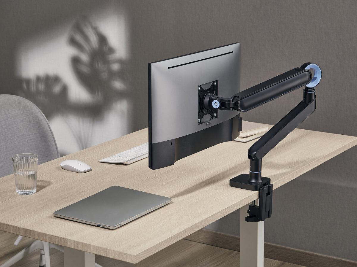 Equip 17"-35" Premium Monitor Schreibtischhalterung, Schwarz
