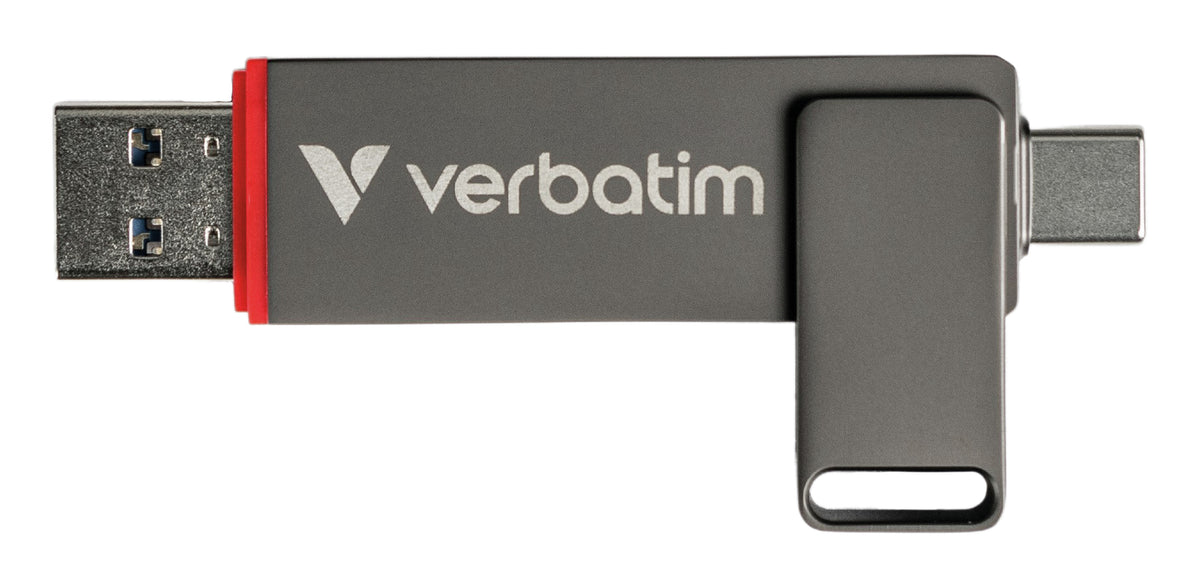 Verbatim Dual QuickStick USB-Stick 512 GB USB Type-A / USB Type-C 3.2 Gen 1 (3.1 Gen 1) Grau