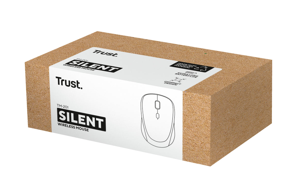 Trust TM-201 Maus Büro rechts RF Wireless Optisch 1600 DPI