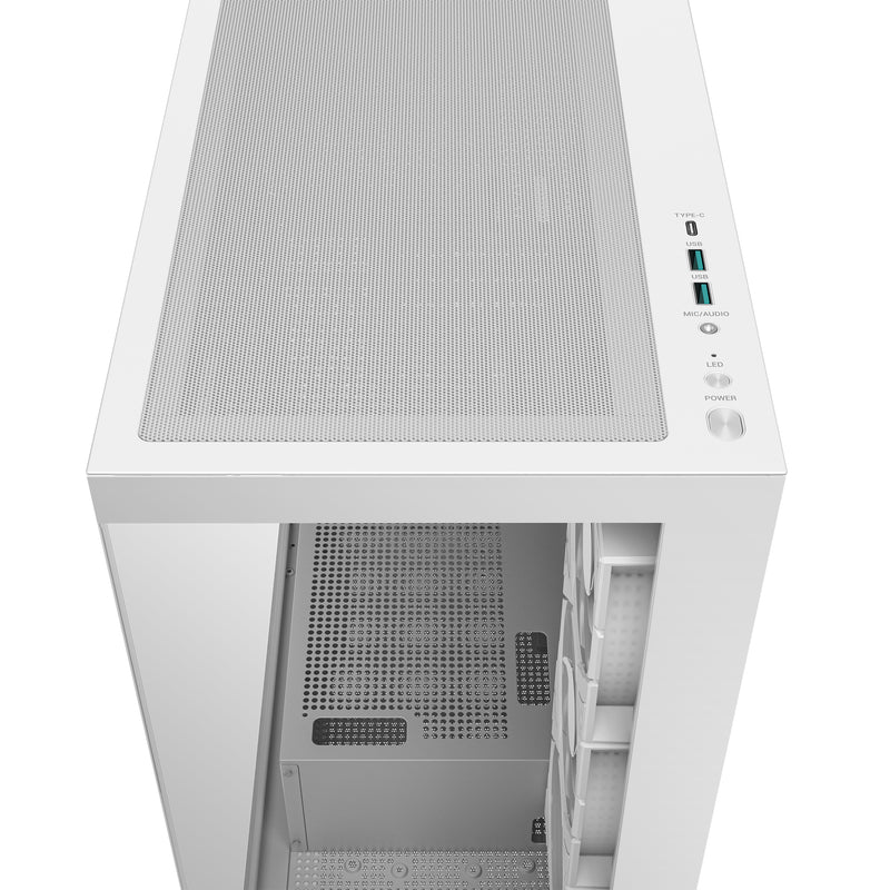 DeepCool CG580 4F WH Midi Tower Weiß