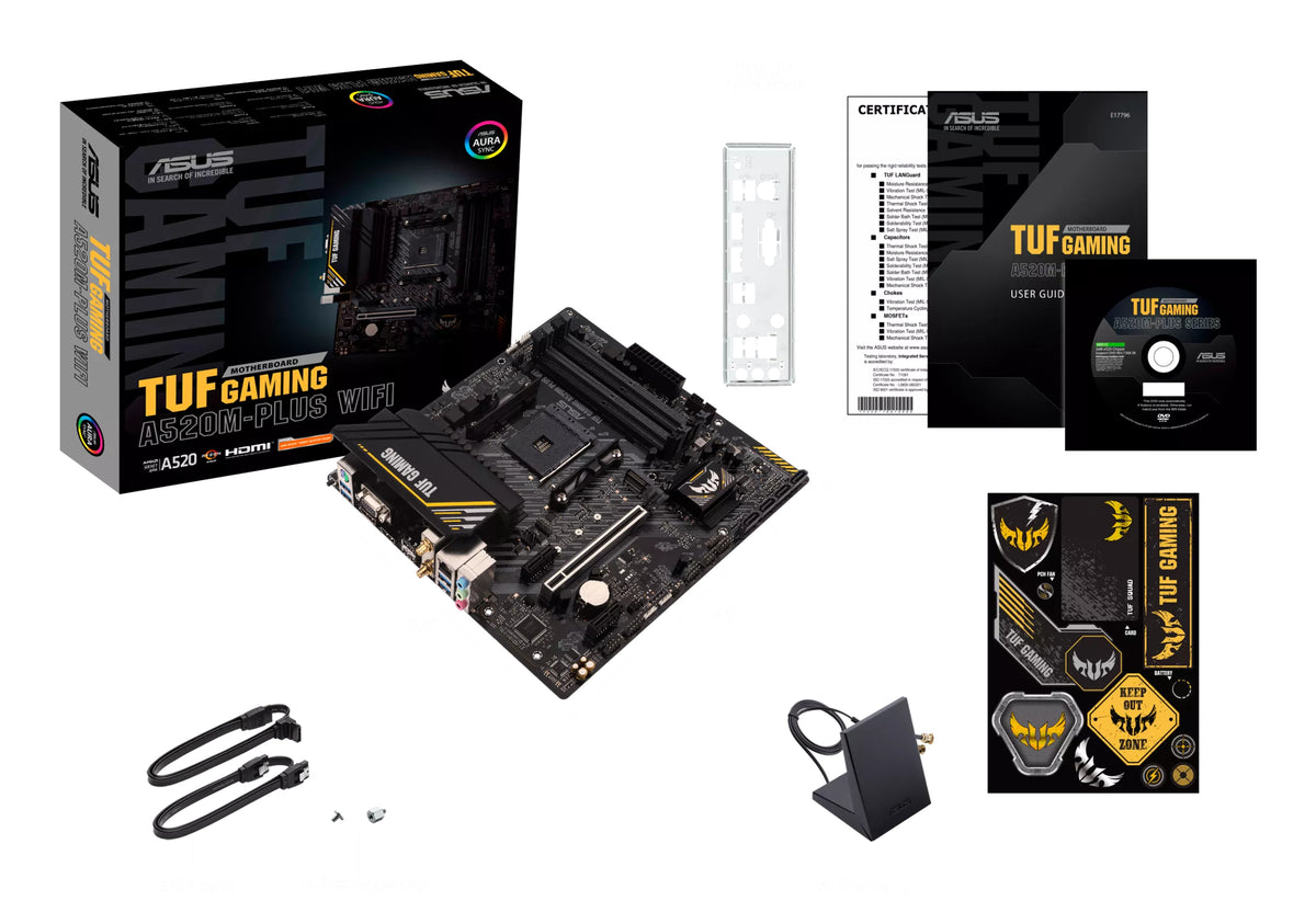 ASUS TUF GAMING A520M-PLUS WIFI AMD A520 Sockel AM4 micro ATX