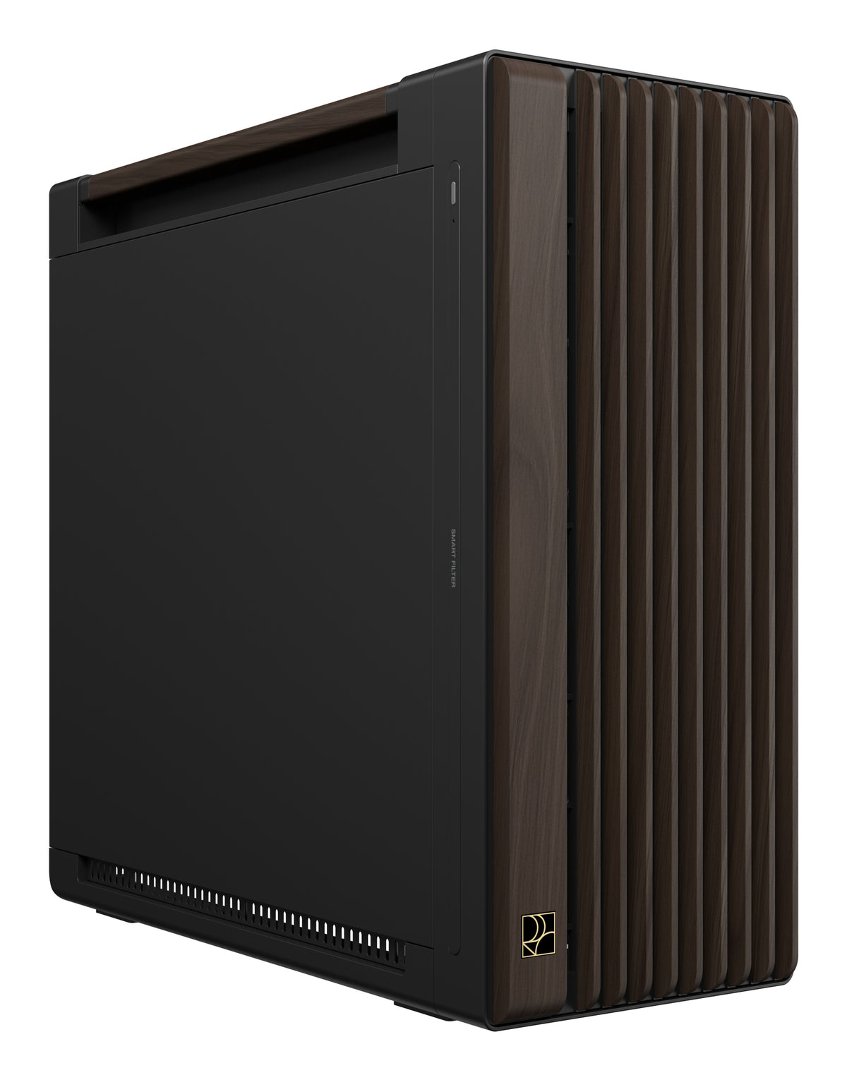 ASUS ProArt PA602 Wood Edition Modern Black - Metal Panel Midi Tower Schwarz, Holz