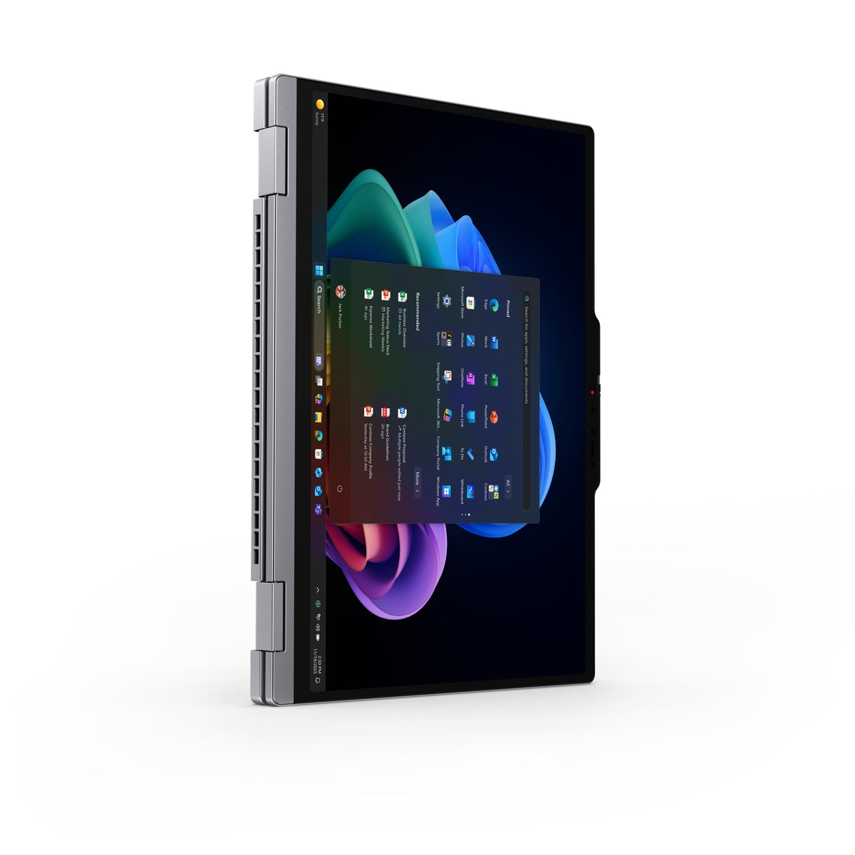 Lenovo ThinkPad X1 2-in-1 Gen 11 Aura Edition Copilot+ PC Intel Core Ultra 7 355 Hybrid (2-in-1) 35,6 cm (14") Touchscreen WUXGA 32 GB LPDDR5x-SDRAM 1 TB SSD Wi-Fi 7 (802.11be) Windows 11 Pro Schweiz Grau