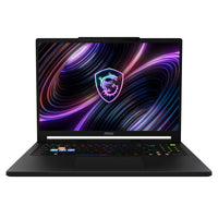 MSI Raider A16 HX B8WH-047FRY AMD Ryzen™ 9 8940HX Laptop 40,6 cm (16") Quad HD+ 32 GB DDR5-SDRAM 1 TB SSD NVIDIA GeForce RTX 5070 Ti Laptop-GPU Wi-Fi 7 (802.11be) Windows 11 Pro Schwarz Französisch