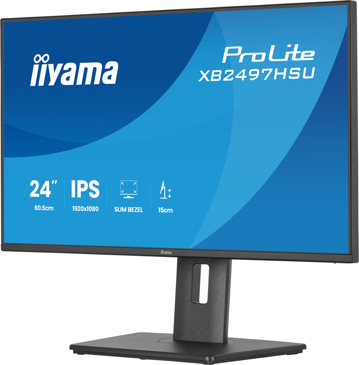 iiyama ProLite XB2497HSU-B1 Computerbildschirm 60,5 cm (23.8") 1920 x 1080 Pixel Full HD LED Schwarz