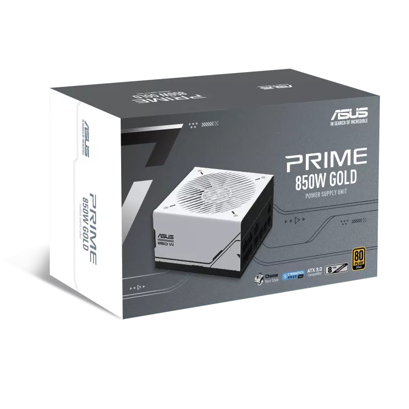 ASUS Prime 850W Gold ( AP-850G ) Netzteil 20+4 pin ATX ATX Schwarz, Weiß
