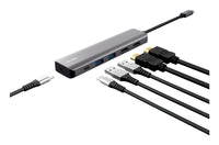 Trust Dalyx Kabelgebunden USB 3.2 Gen 1 (3.1 Gen 1) Type-C Grau