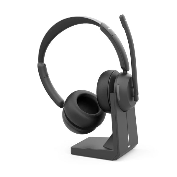 Hama BT-800 Kopfhörer Verkabelt & Kabellos Kopfband Büro/Callcenter USB Typ-C Bluetooth Ladestation Schwarz
