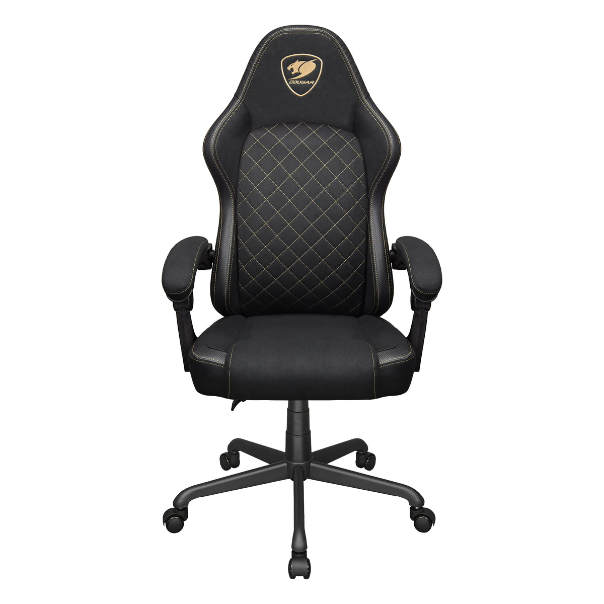 COUGAR CGR-FXF-GLB Universal-Gamingstuhl Gepolsterter Sitz Schwarz, Gold