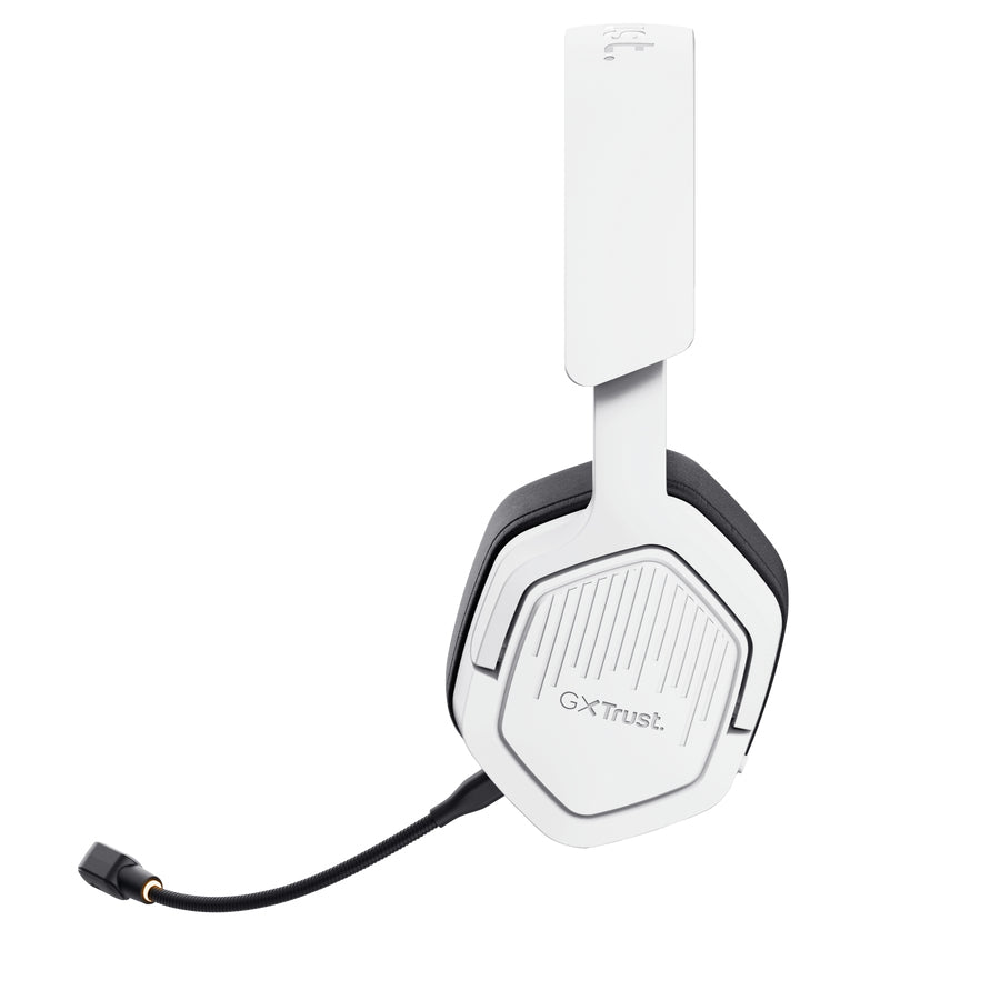 Trust GXT 493PS Carus Kopfhörer Verkabelt & Kabellos Kopfband Gaming Bluetooth Weiß
