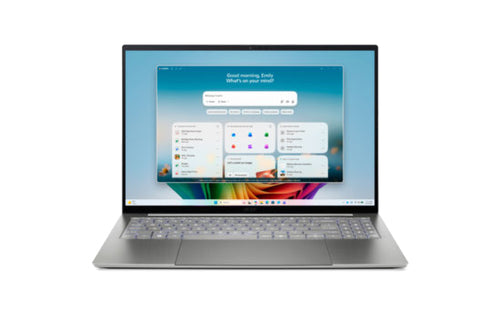 Acer Swift 16 AI SF16-71T-7053 Intel Core Ultra X7 358H Laptop 40,6 cm (16") Touchscreen WQXGA+ 16 GB LPDDR5x-SDRAM 512 GB SSD Wi-Fi 7 (802.11be) Windows 11 Home Grau