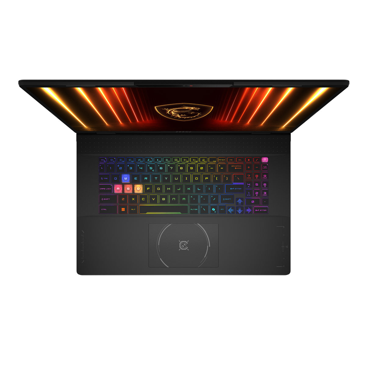 MSI Crosshair A18 HX A8WFKG-044FR AMD Ryzen™ 9 8940HX Laptop 45,7 cm (18") Quad HD+ 32 GB DDR5-SDRAM 1 TB SSD NVIDIA GeForce RTX 5060 Laptop GPU Wi-Fi 6E (802.11ax) Windows 11 Home Schwarz AZERTY Französisch