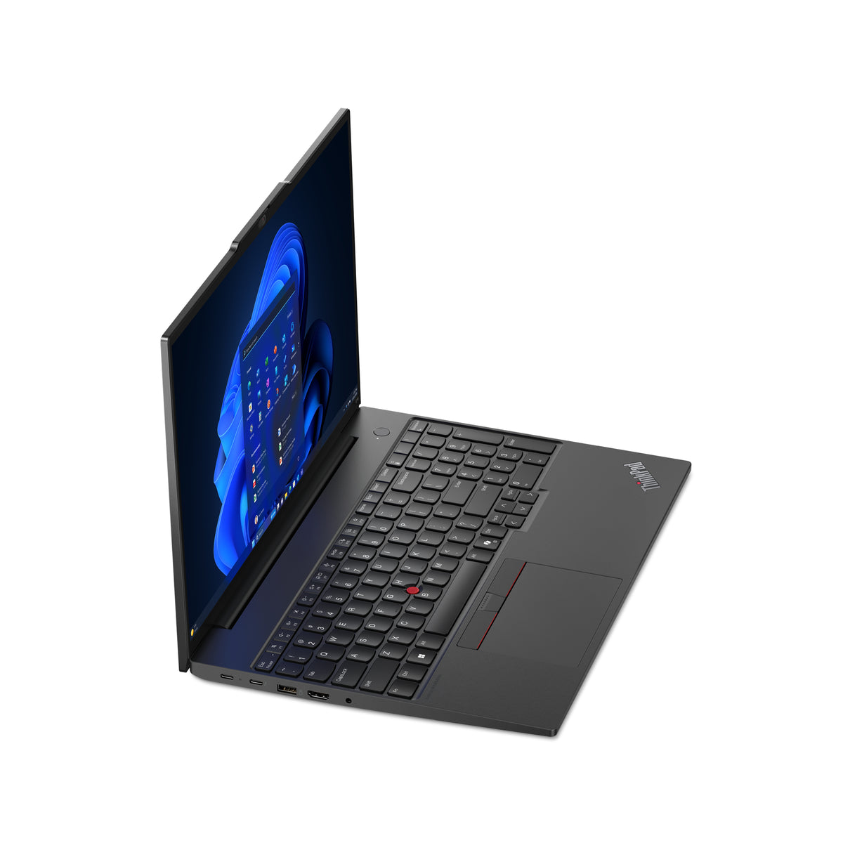 Lenovo ThinkPad E16 Gen 2 (Intel) Intel Core Ultra 5 125U Laptop 40,6 cm (16") WUXGA 16 GB DDR5-SDRAM 512 GB SSD Wi-Fi 6E (802.11ax) Windows 11 Pro Deutsch Schwarz