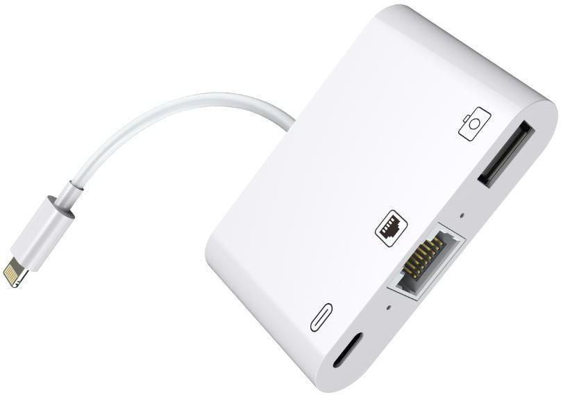 Microconnect LIGHT-HUB2 laptop-dockingstation & portreplikator Weiß