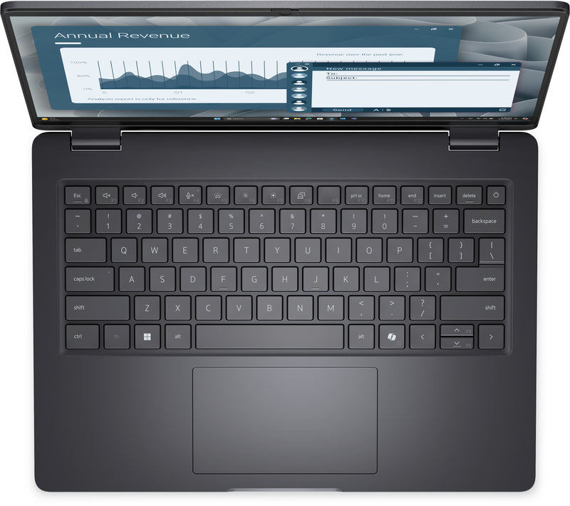 DELL Pro 14 PC14255 AMD Ryzen™ 5 PRO 230 Laptop 35,6 cm (14") Full HD+ 16 GB DDR5-SDRAM 512 GB SSD Wi-Fi 6E (802.11ax) Windows 11 Pro Schweiz Schwarz