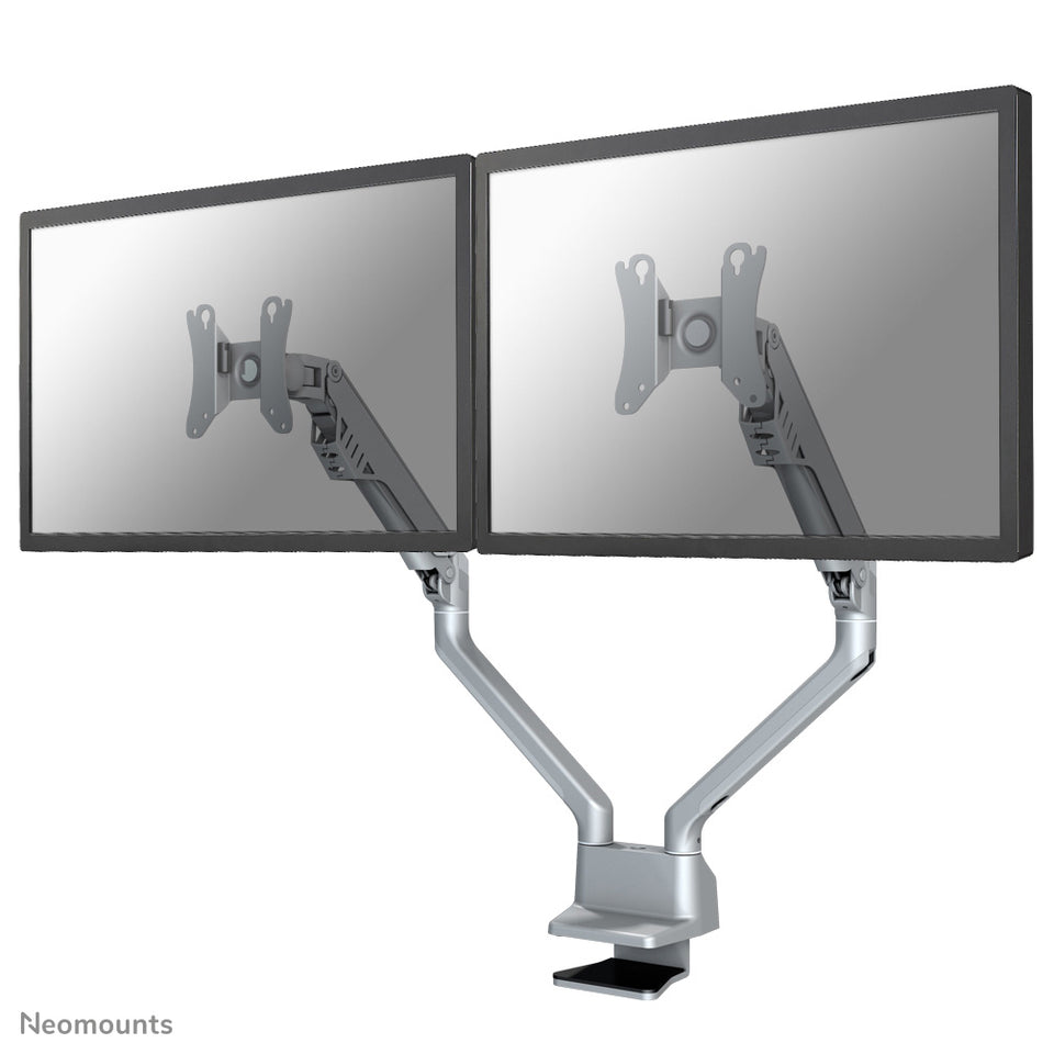 Neomounts FPMA-D750DSILVER Support d'écran 10-32" - Ressort à gaz - Topfix