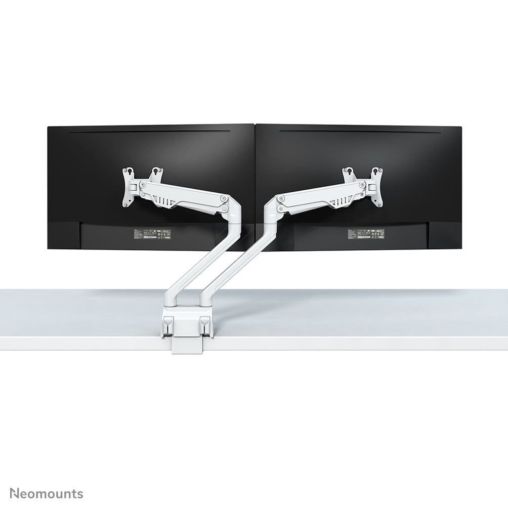 Neomounts FPMA-D750DWHITE2 Monitorarm 10-32" - Gasfeder - Topfix - 180°-Stopp