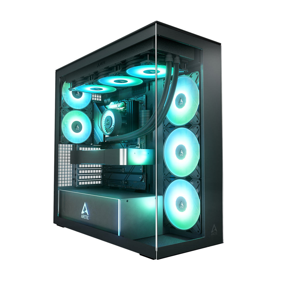 ARCTIC Xtender Black (Clear Glass) Schwarz, Transparent