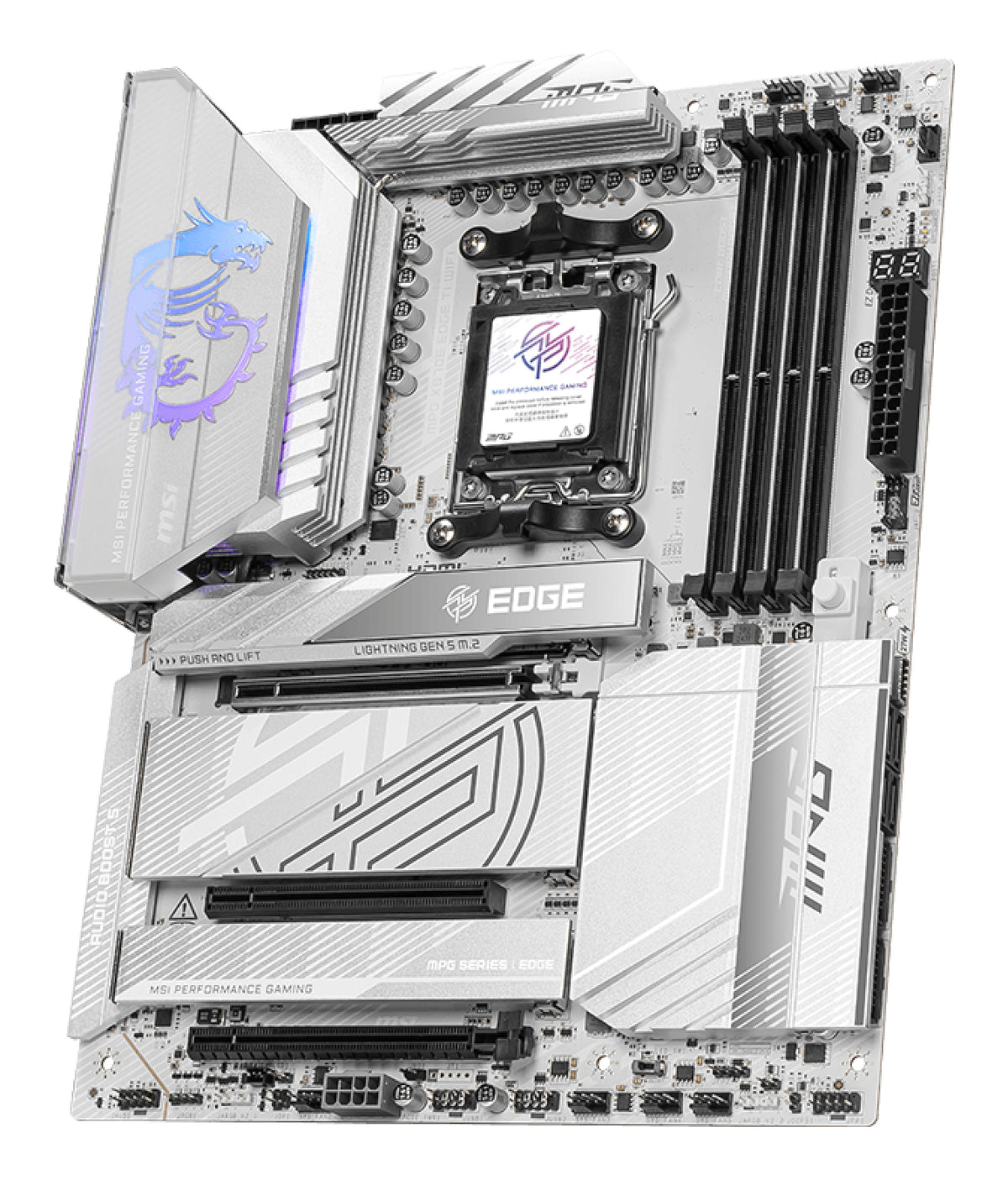 MSI MPG X870E EDGE TI WIFI Motherboard AMD X870E Sockel AM5 ATX