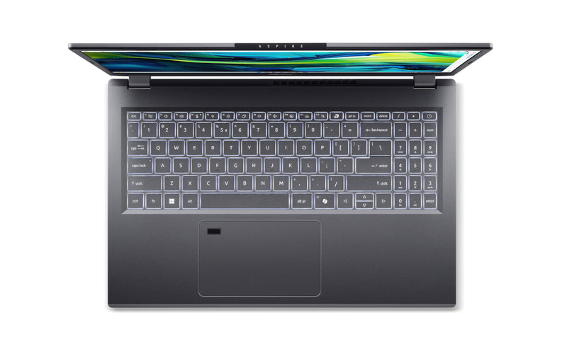 Acer Aspire 15 A15-51M-70GH Intel Core 7 150U Laptop 39,6 cm (15.6") Quad HD 32 GB LPDDR5-SDRAM 1 TB SSD Wi-Fi 6E (802.11ax) Windows 11 Home Grau
