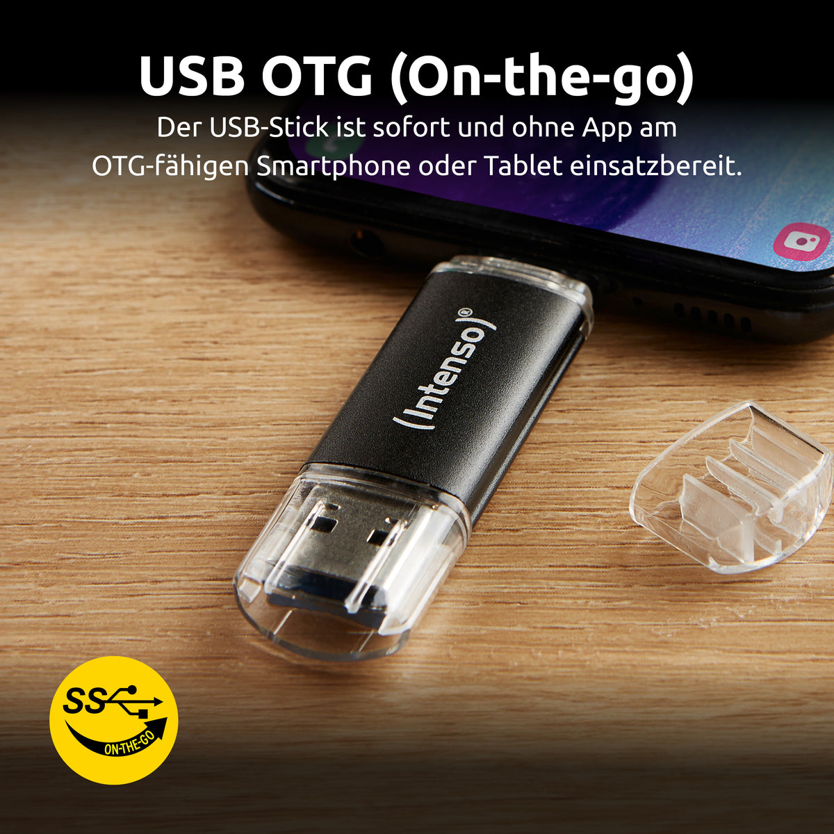 Intenso Twist Line USB-Stick 512 GB USB Type-A / USB Type-C 3.2 Gen 1 (3.1 Gen 1) Anthrazit