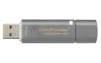 Kingston Technology DataTraveler Locker+ G3 16GB USB-Stick USB Typ-A 3.2 Gen 1 (3.1 Gen 1) Silber