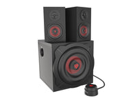 GENESIS Helium 610BT Lautsprecherset 60 W PC/Laptop Schwarz, Rot 2.1 Kanäle 2-Wege 30 W Bluetooth