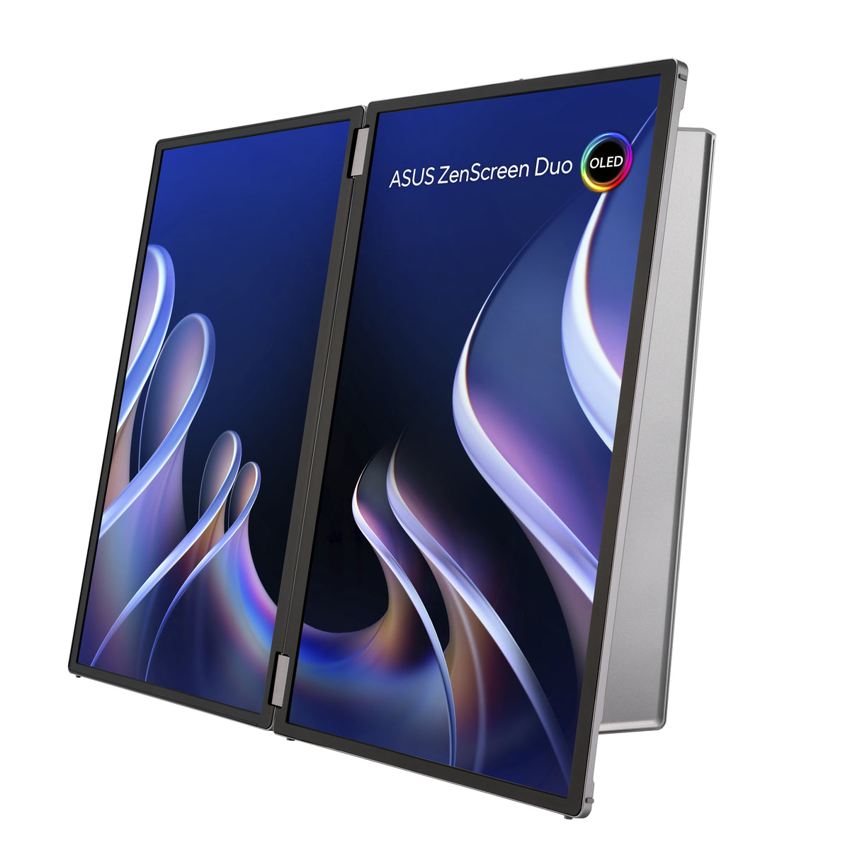 ASUS ZenScreen Duo OLED MQ149CD Computerbildschirm 35,6 cm (14") 1920 x 1200 Pixel WUXGA Silber