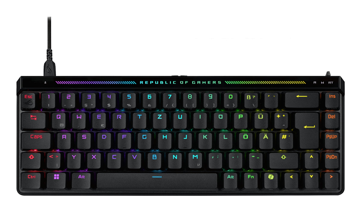 ASUS ROG Falchion Ace HFX Tastatur Gaming USB QWERTZ Deutsch Schwarz