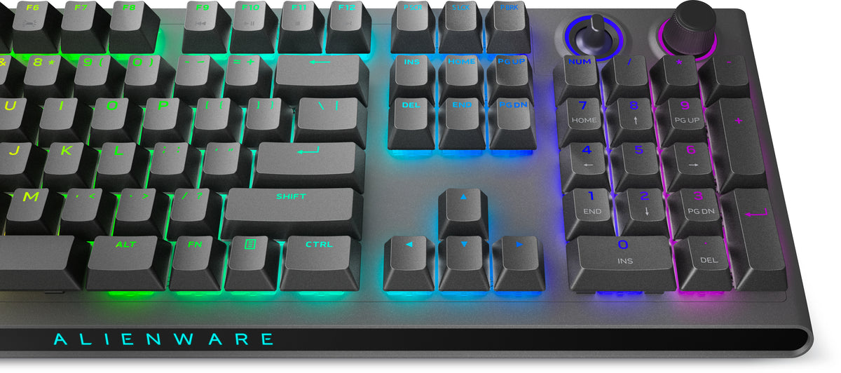 Alienware Tri-Mode AW920K Tastatur Gaming USB + RF Wireless + Bluetooth Grau